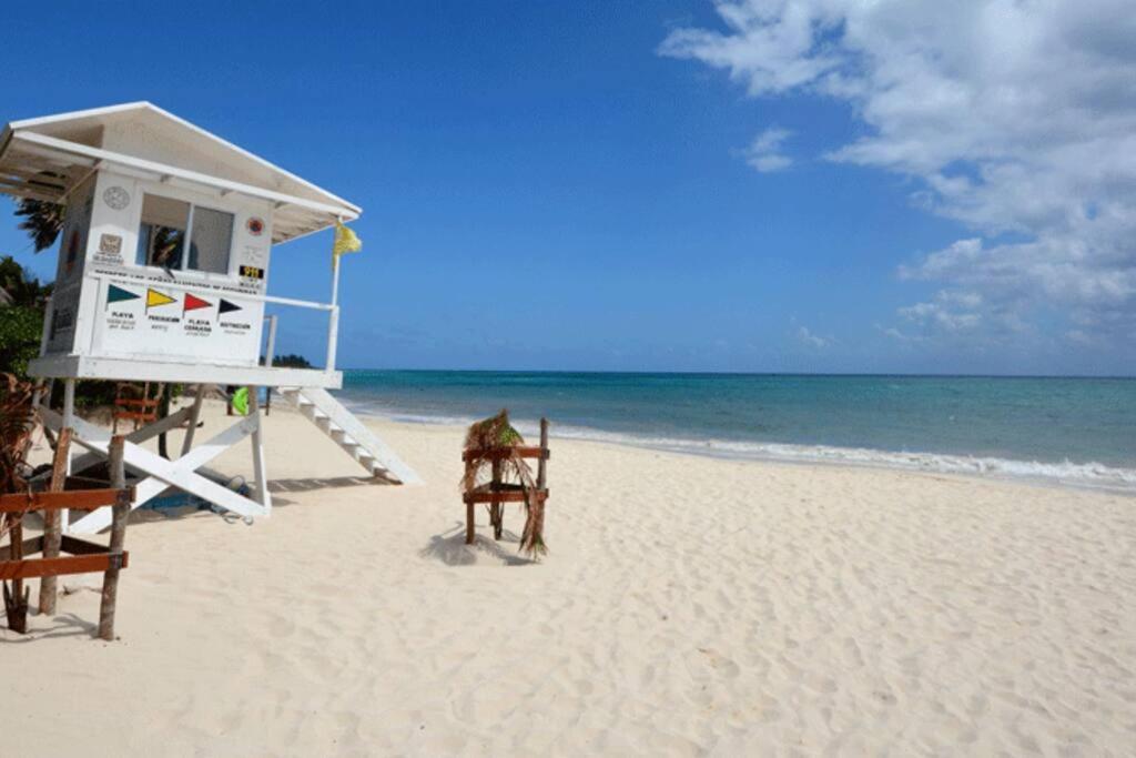 Bonita Casa A Dos Cuadras Del Mar Vila Playa del Carmen Exterior foto